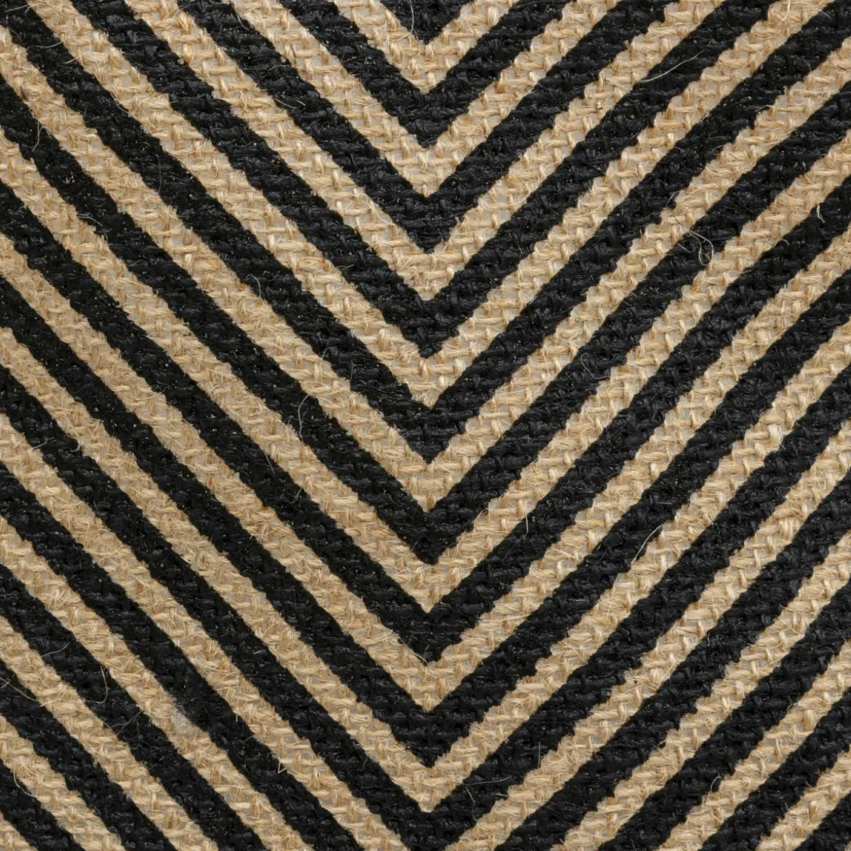 Panier en jute (32 x 32 cm) Valy Noir