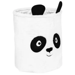 Panier à jouets enfant (35x 40 cm) Panda Blanc