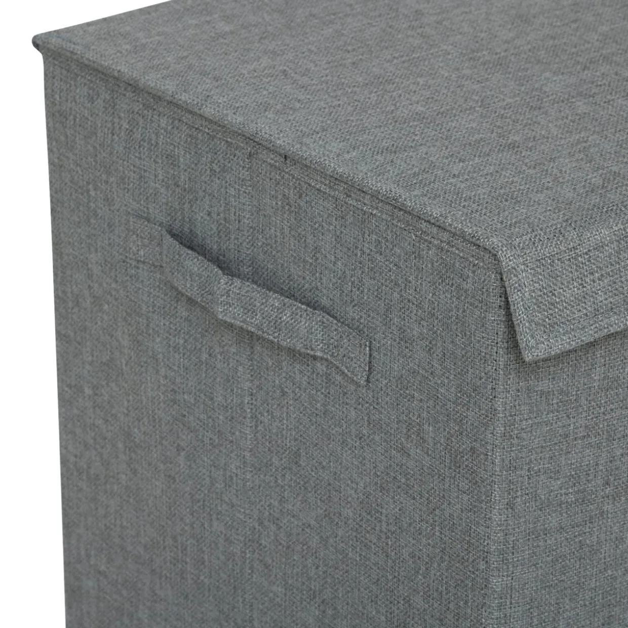 Panier à linge avec séparateur (H60 cm) Colors Gris béton