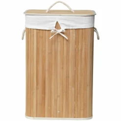 Panier à linge en bambou (H60 cm) Anako Naturel