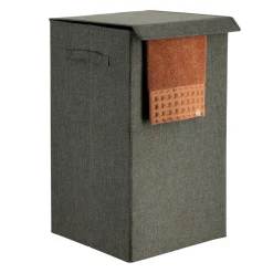 Panier à linge pliable (H60 cm) TissuFlex Gris