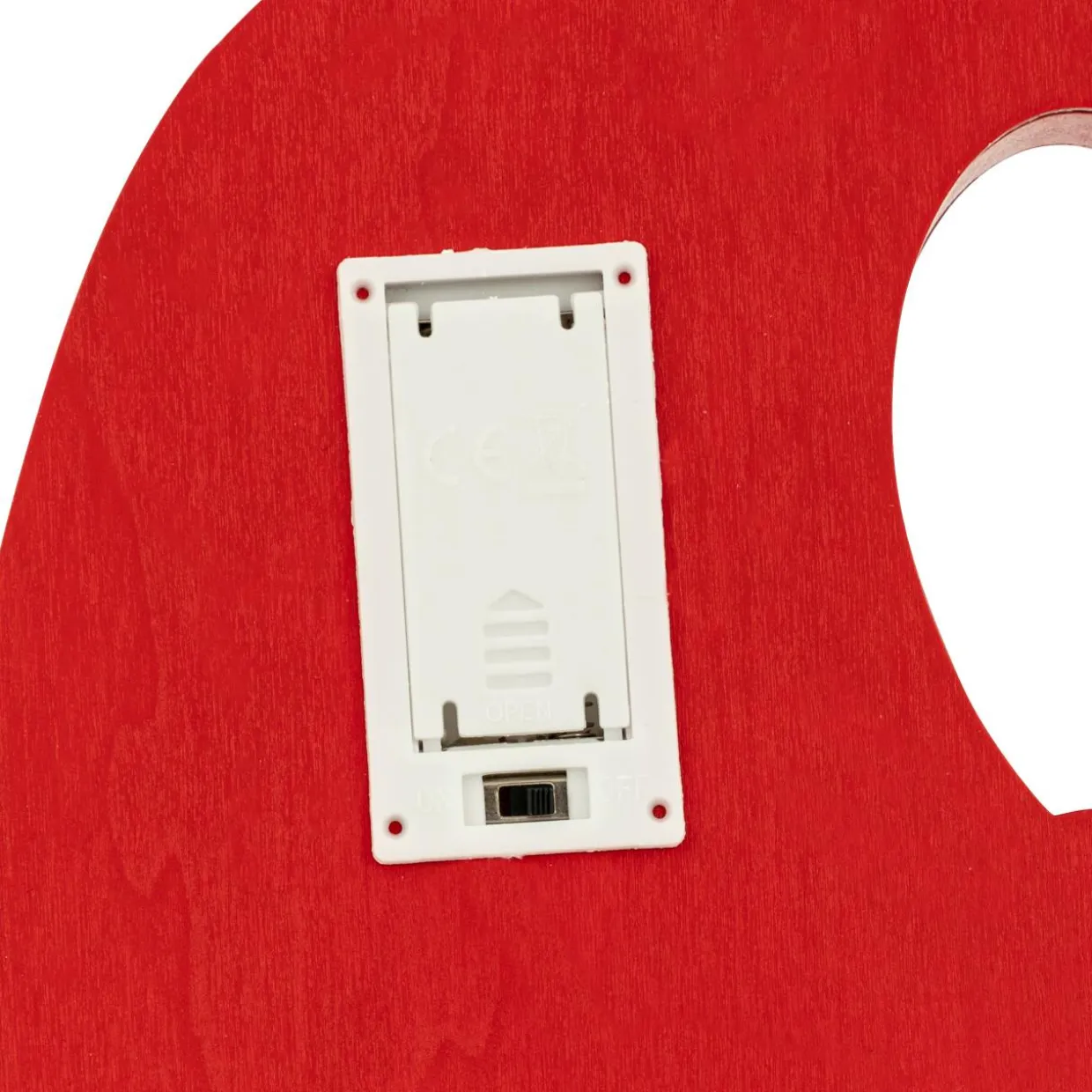 Panneau lumineux à piles (H41 cm) Ho Ho Ho Rouge