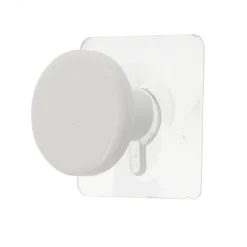 Patère adhésive (D4,5 cm) Easy Chic Blanc