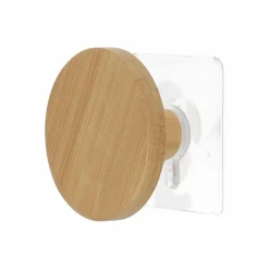 Patère adhésive (D6,5 cm) Easy Chic Naturel