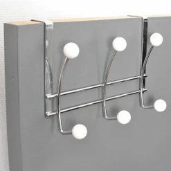 Patère à suspendre 6 Boules Blanc
