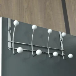 Patère à suspsendre 8 Boules Blanc
