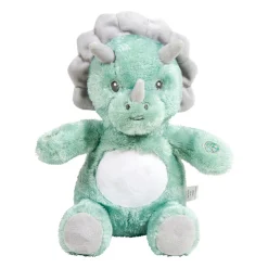 Peluche veilleuse et musicale bébé Dino Verte