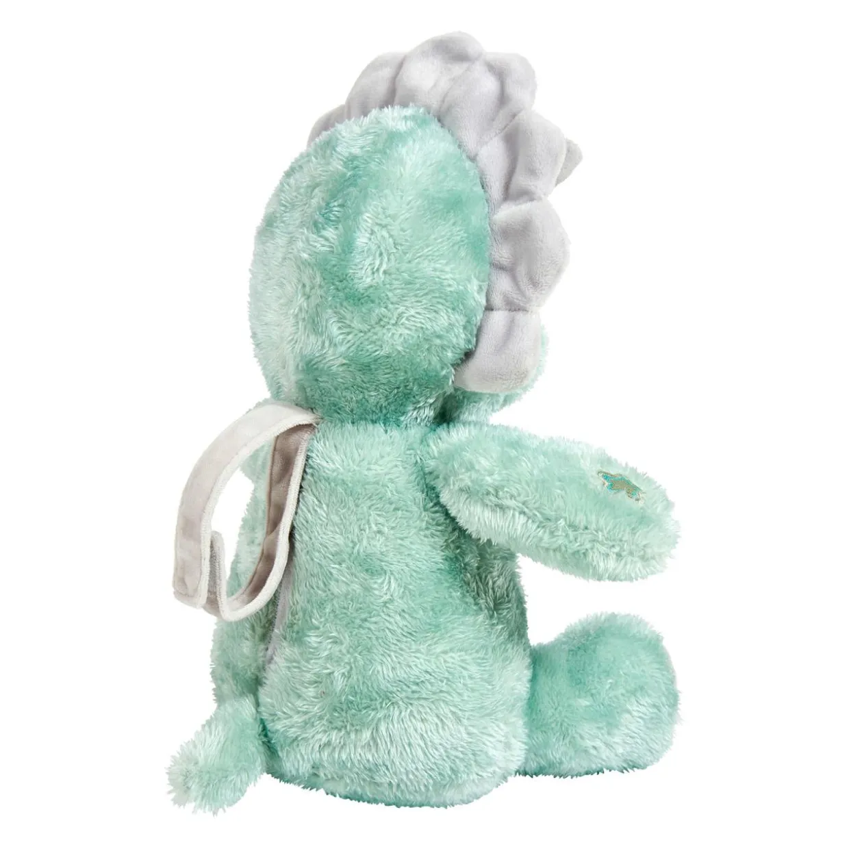 Peluche veilleuse et musicale bébé Dino Verte