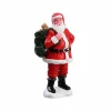Personnage Lemax Père Noël et sa hotte