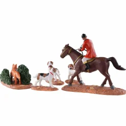 Personnages Lemax Chasse au renard