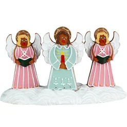 Personnages Lemax Chorale d'anges en Pain d'épices