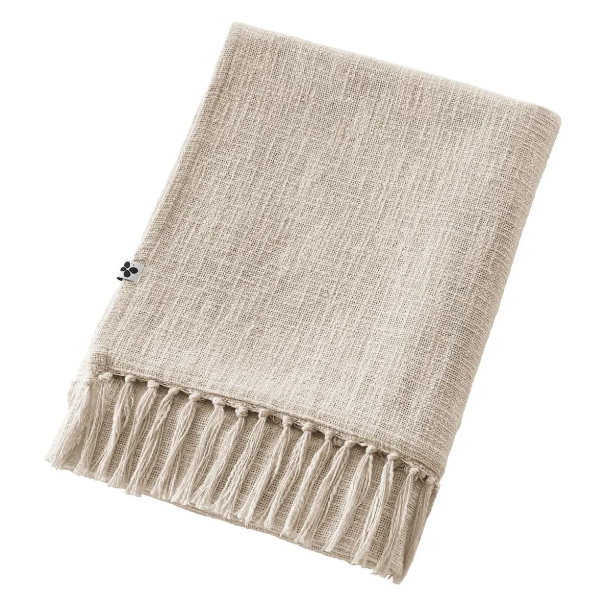 Plaid coton (130 x 160 cm) Sixtine Beige