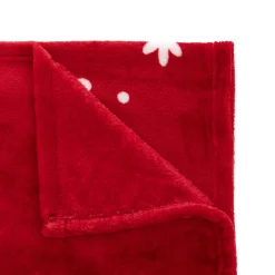 Plaid de Noël (130 x 180 cm) Merry Christmas Rouge
