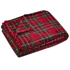 Plaid doux (130 x 160 cm) Willis Rouge