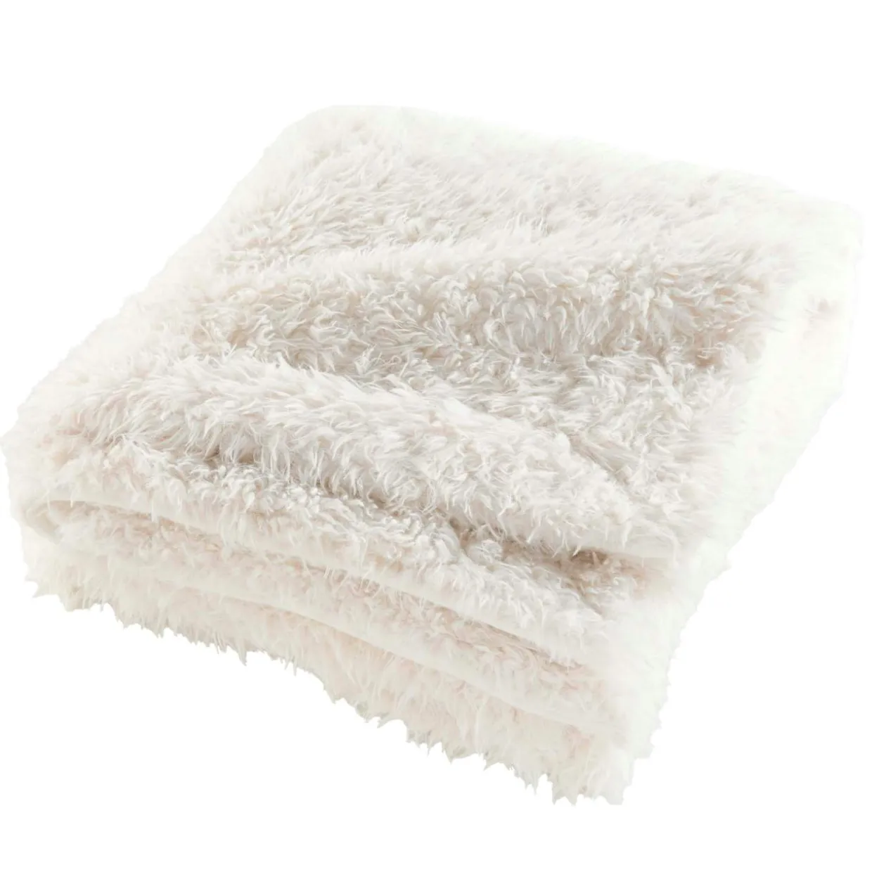 Plaid fausse fourrure (220 x 240 cm) Mouton Ecru