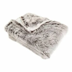 Plaid fausse fourrure (130 x 150 cm) Ours Taupe