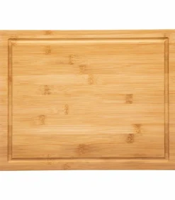 Planche à découper avec bac récupérateur (35 x 28 cm) Bois naturel