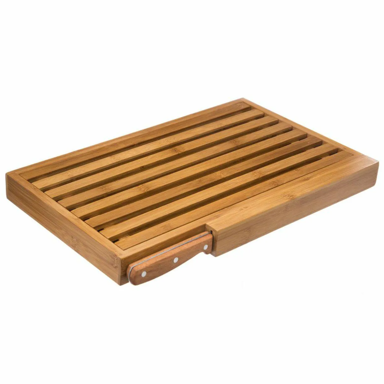 Planche à pain avec couteau (44 x 27 cm) Bambou Naturel