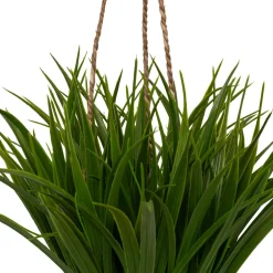 Plante artificielle suspendue dans pot tressé (H27 cm) Moda Costa