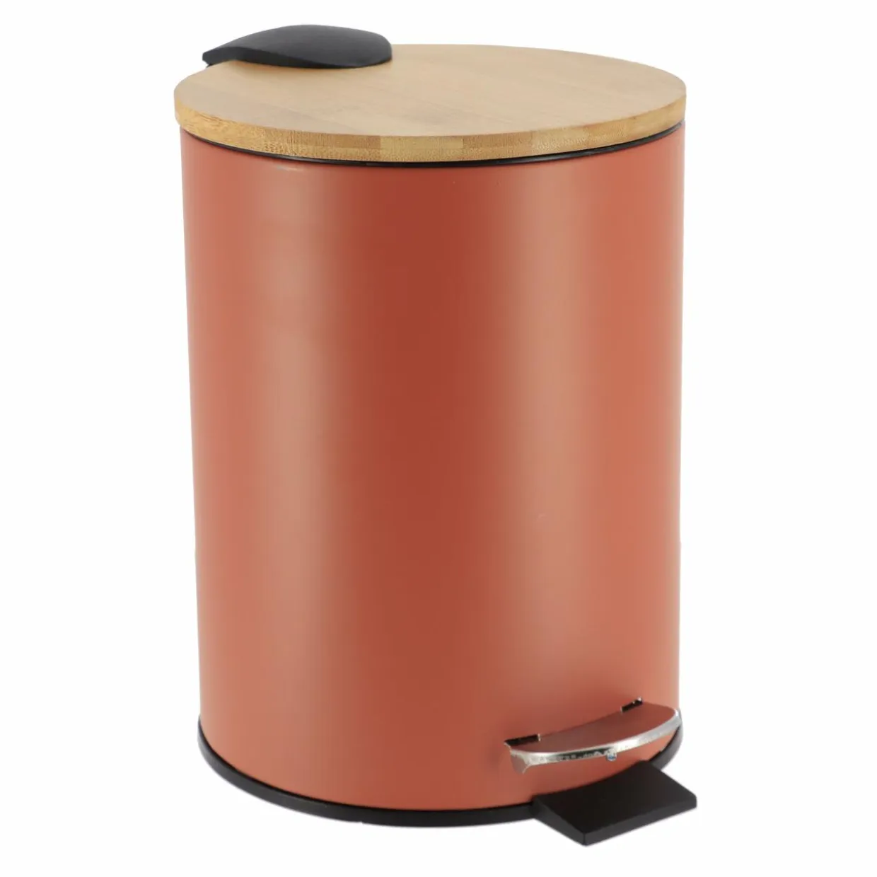 Poubelle à pédale avec frein de chute Timeless Terracotta