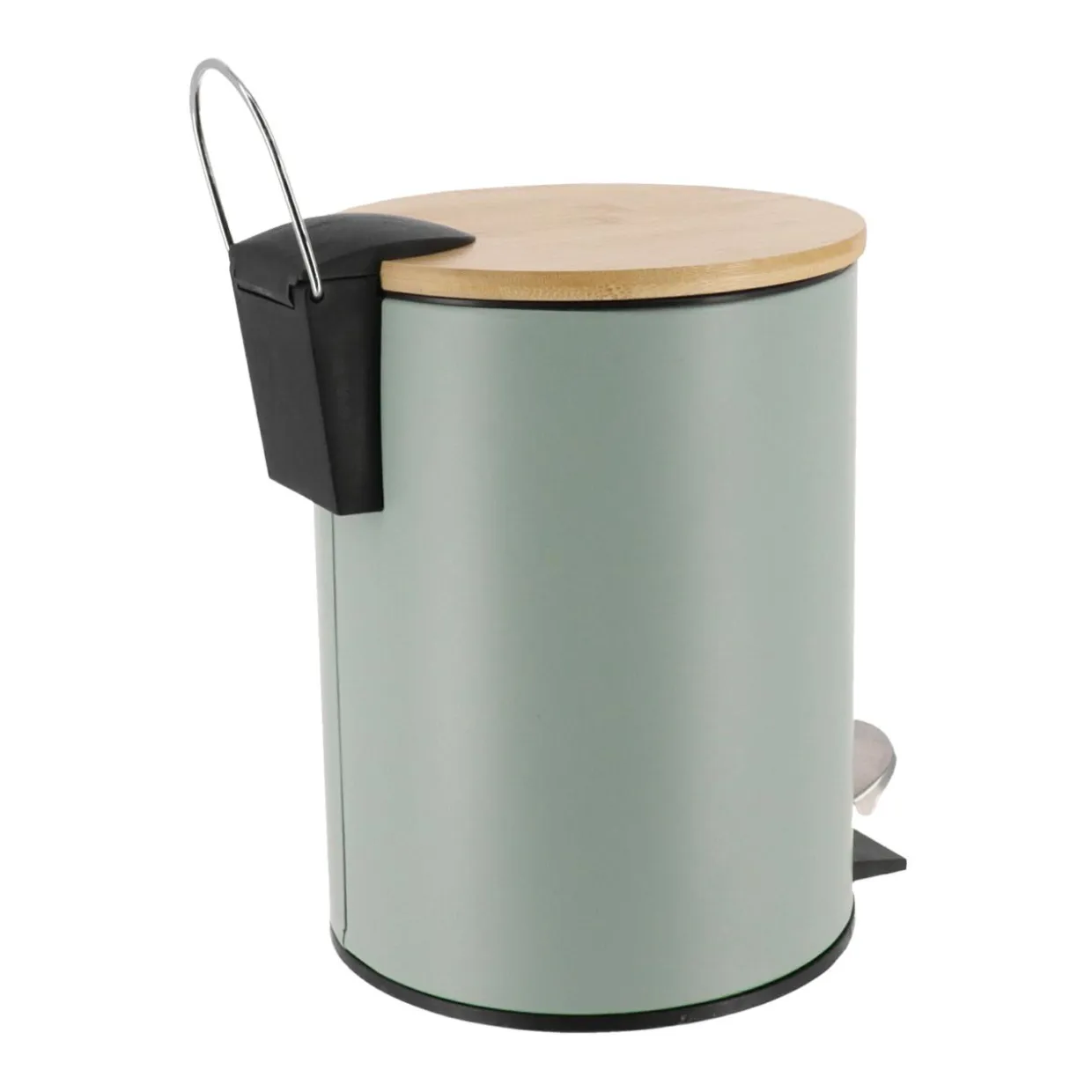 Poubelle à pédale avec frein de chute Timeless Vert eucalyptus