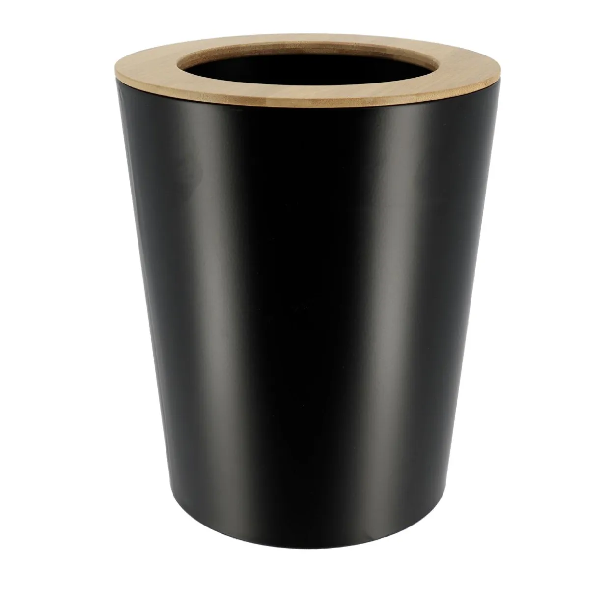 Poubelle salle de bain 5L Purebamboo Noir