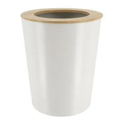 Poubelle salle de bain 5L Purebamboo Blanc