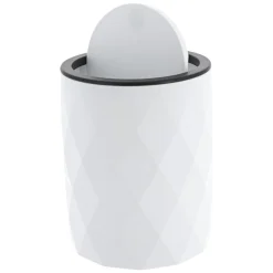 Poubelle salle de bain 6L Rubby Blanc
