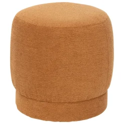 Pouf bouclette (D39 cm) Améa Orange