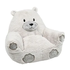 Pouf ourson enfant (45 x 45 cm) Jules Beige