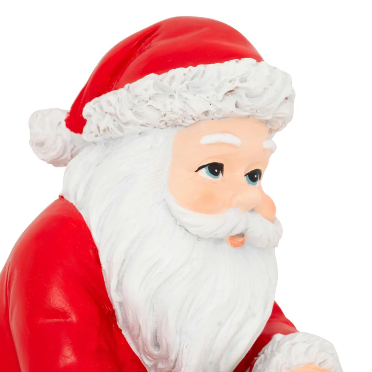 Père Noël décoratif (H15 cm) Nuit de Noël Rouge
