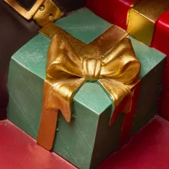 Père Noël traditionnel Géant (H170 cm) Tournée de cadeaux