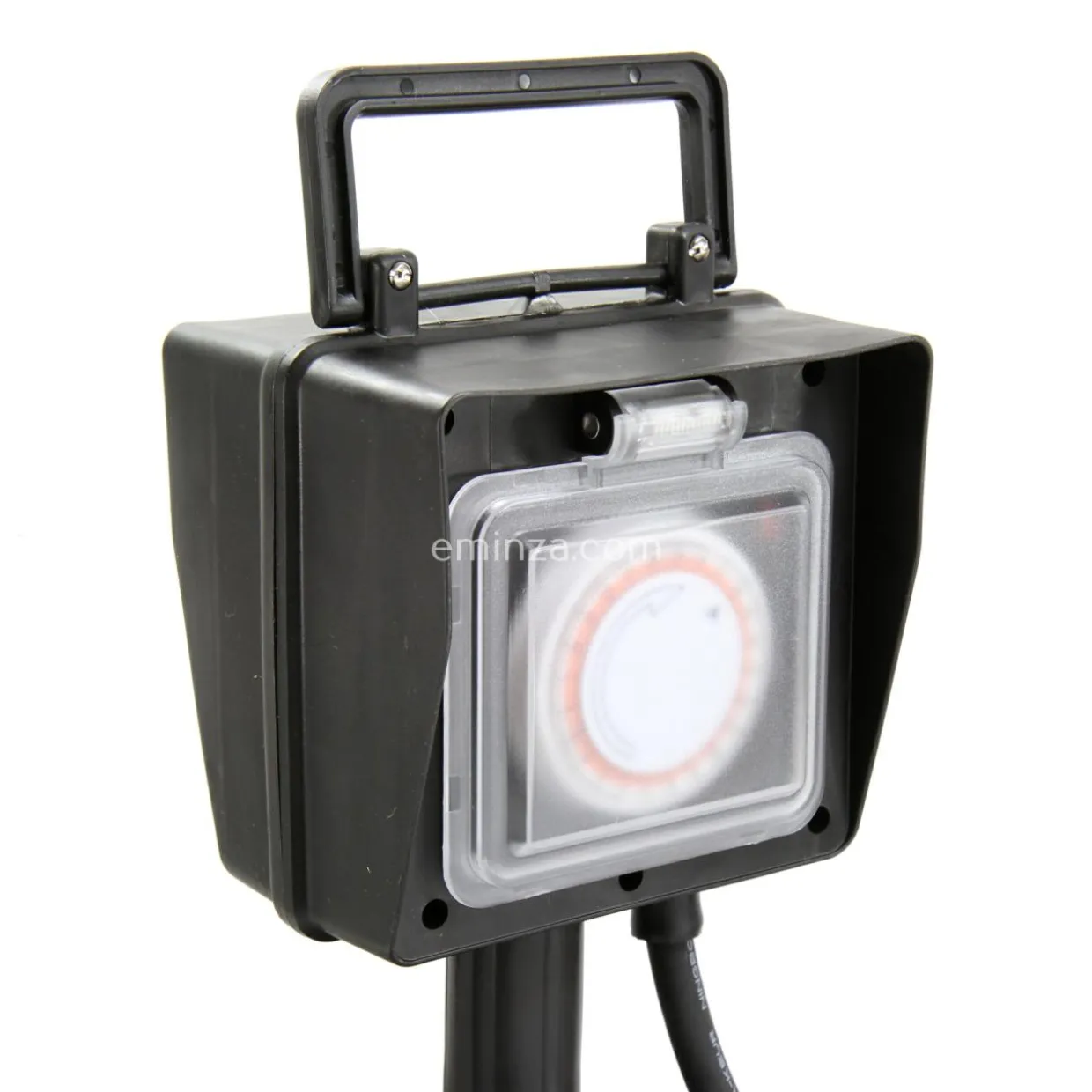 Prise piquet de jardin programmable 2 pôles