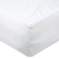 Protège-matelas alèse molleton imperméable (180 x 200 cm) Serena Blanc