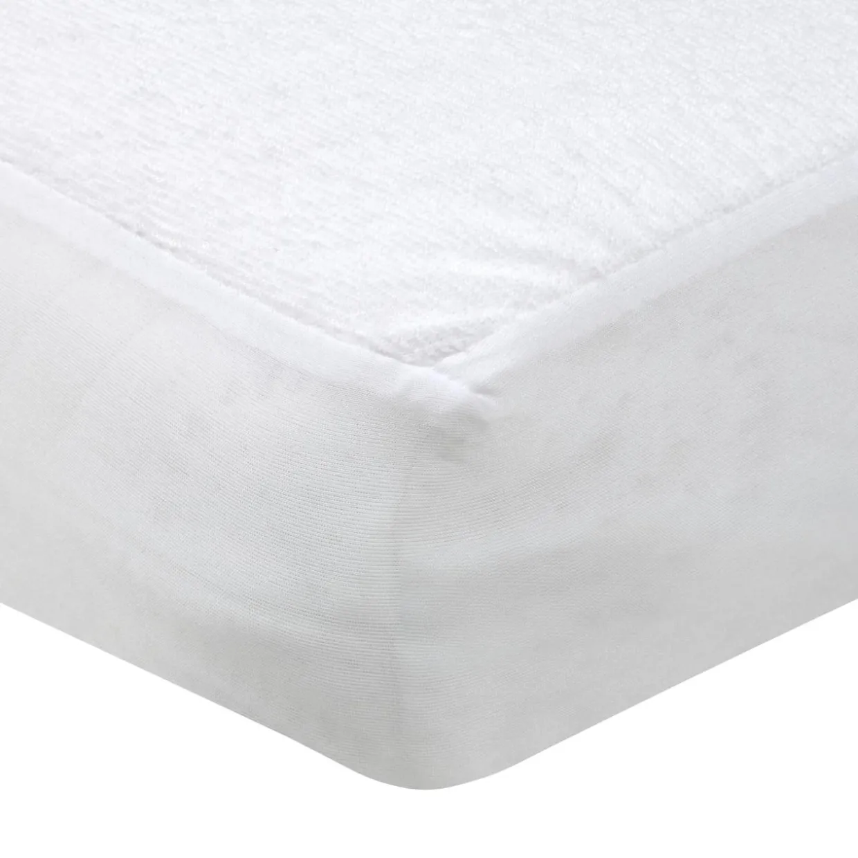 Protège-matelas alèse éponge imperméable (90 x 190 cm) Sonia Blanc