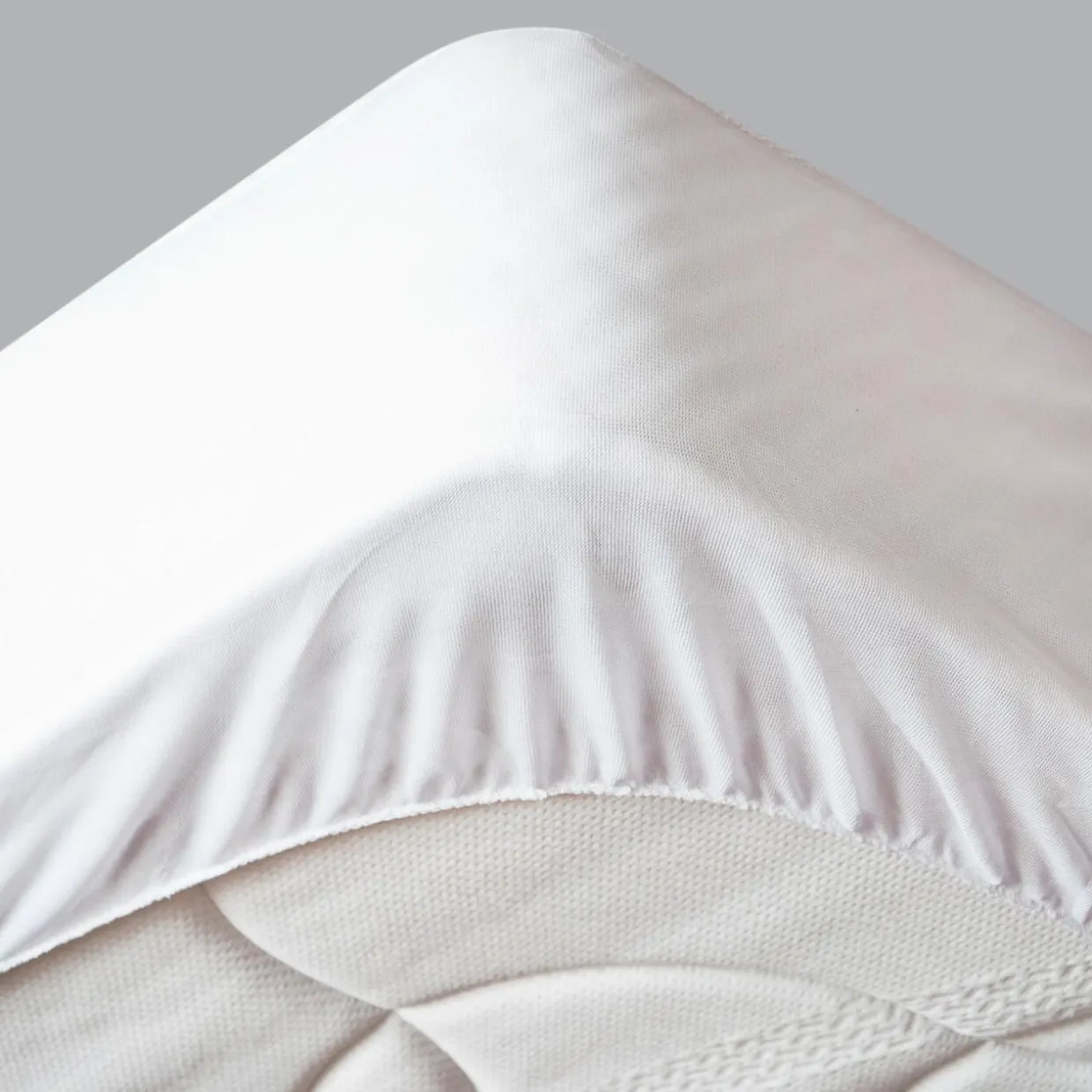 Protège-matelas imperméable (140 x 190 cm) Tricia Blanc
