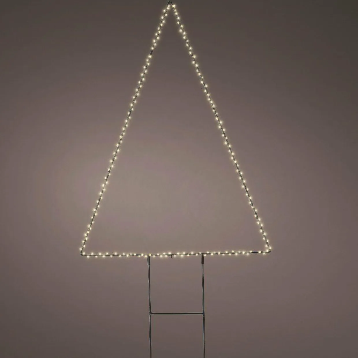 Pyramide lumineuse 180 LED (H77 cm) Sapin Blanc chaud