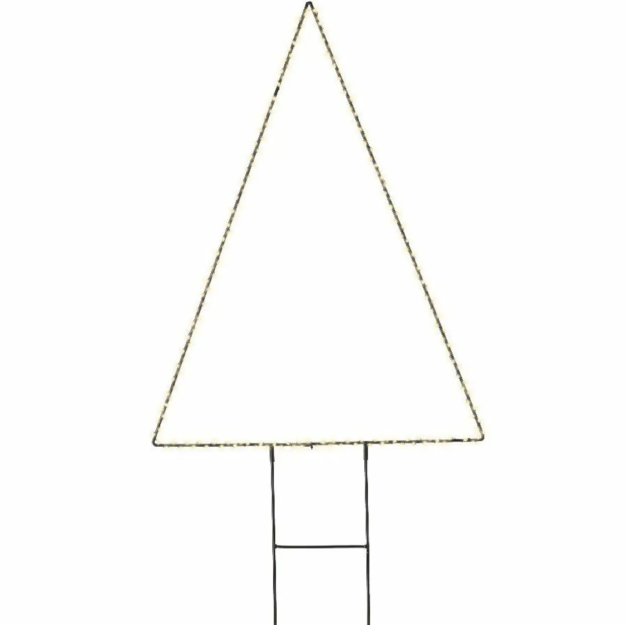 Pyramide lumineuse 180 LED (H77 cm) Sapin Blanc chaud