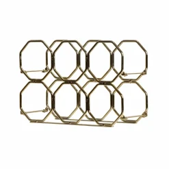 Range-bouteilles métal pliable (H22 cm) Elio Or