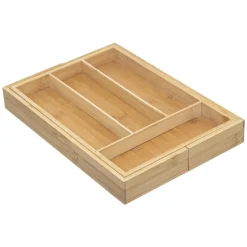 Range-couverts Bambou extensible Bois