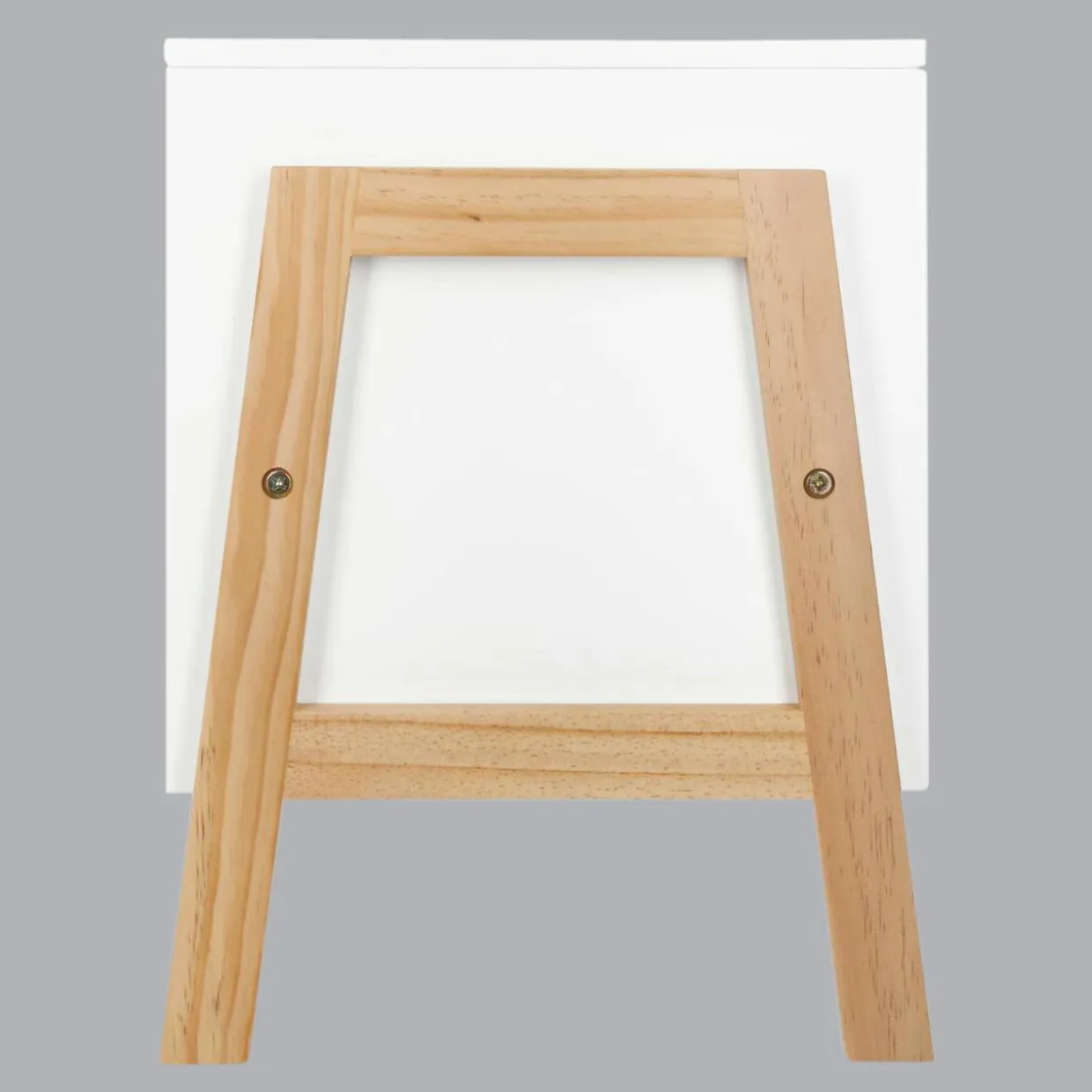 Rangement enfant casier bois (H40 cm) Ecriture Blanc