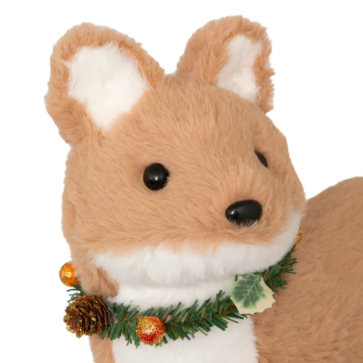 Renard de Noël (H32 cm) César Marron clair