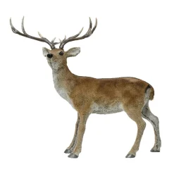 Renne de Noël fait main (H92 cm) Hazel Fourrure Naturel