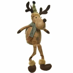 Renne de Noël (H44 cm) Isidore rigolo