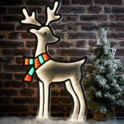 Renne lumineux 363 LED (H85 cm) Infinity Blanc froid et multicolore