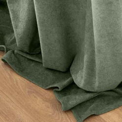 Rideau bouclette (140 x 260 cm) Winona Vert cédre