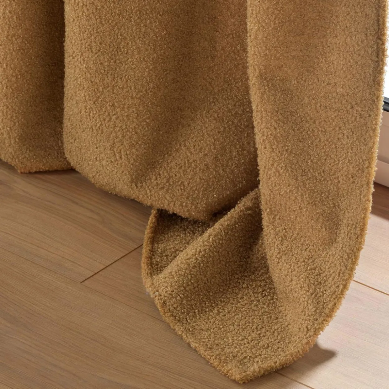 Rideau bouclette (140 x 240 cm) Wooly Camel