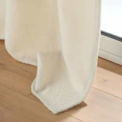 Rideau bouclette (140 x 240 cm) Wooly Ecru
