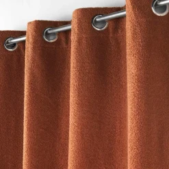 Rideau bouclette (140 x 240 cm) Wooly Terracotta