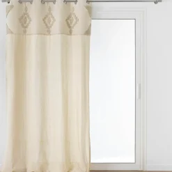 Rideau coton tufté (140 x 240 cm) Kamary Beige